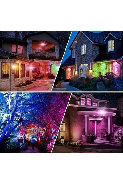 By Ogalo لوحة إضاءة LED RGB - إضاءة خارجية متعددة الألوان مع جهاز تحكم عن بعد من Byogalo