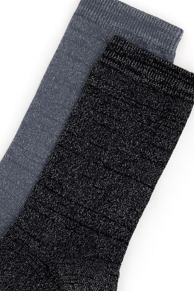 U.S. Polo Assn. Women's Silvery 2-Piece Socks 50298994 -Vr046