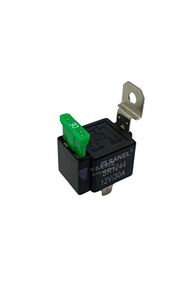Sanel 12V RÖLE 4 UÇLU 30 A (SİGORTALI) (DÜZ TİP)