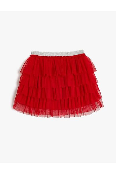 Koton Layered Tutu Skirt - Comfortable Cut and Elastic Waist