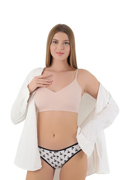 CNT Chiloți din bumbac cu model pentru femei, care oferă eleganță și confort împreună