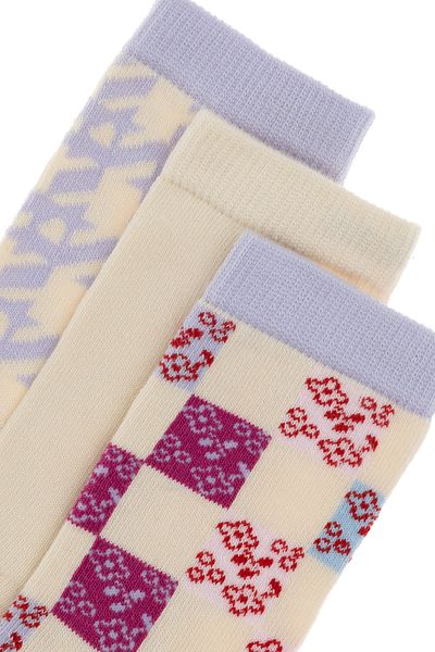 U.S. Polo Assn. Girl's 3-Piece Sock Socks 50298855 -Vr071