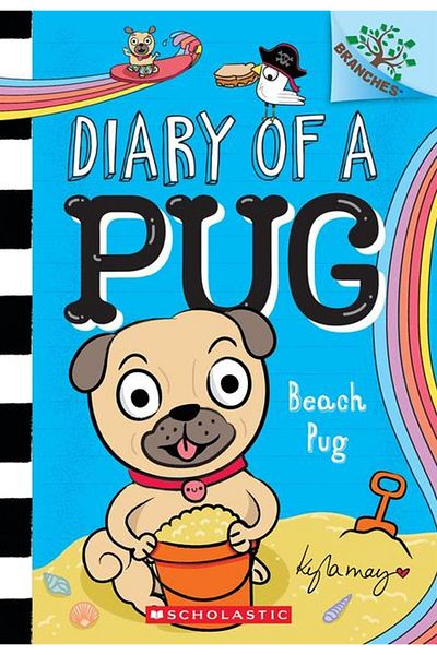 Scholastic Beach Pug - Diary of a Pug