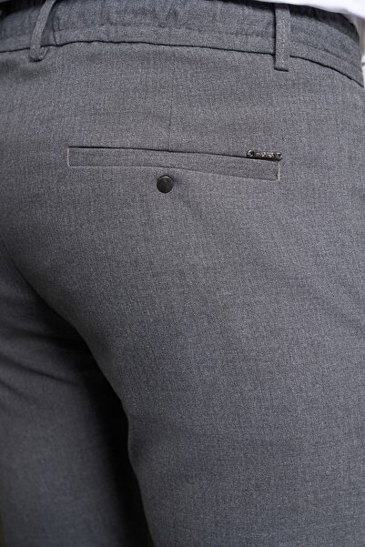 Morven Men's Gray Slim Fit Jogger Pants