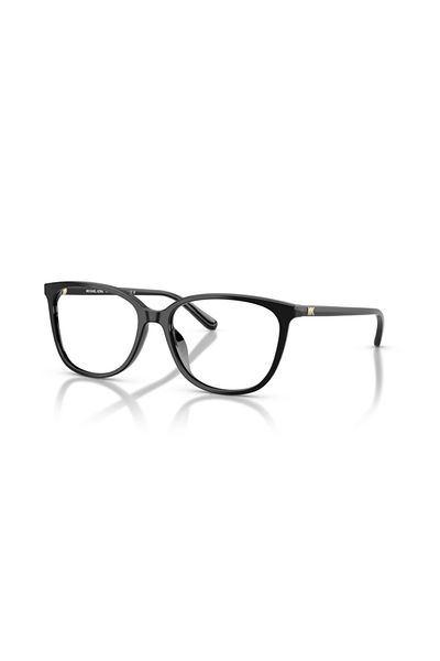 Michael Kors Woman Square Eyeglasses- Mk 4067u - Lense Size:55mm - Black