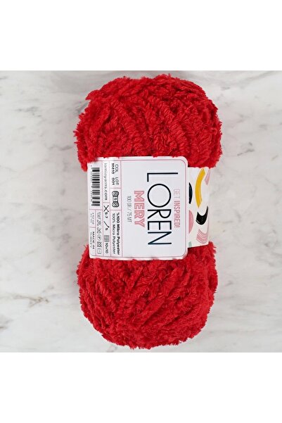 Loren Ață pentru tricotat manual Mery Red - M410