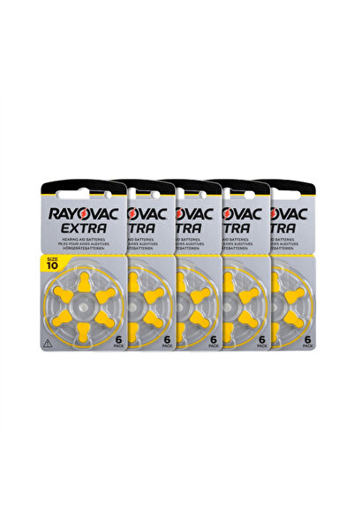 Rayovac Extra Advanced 10 / PR70 Numara Kulaklık Pili 6lı - 5li Paket