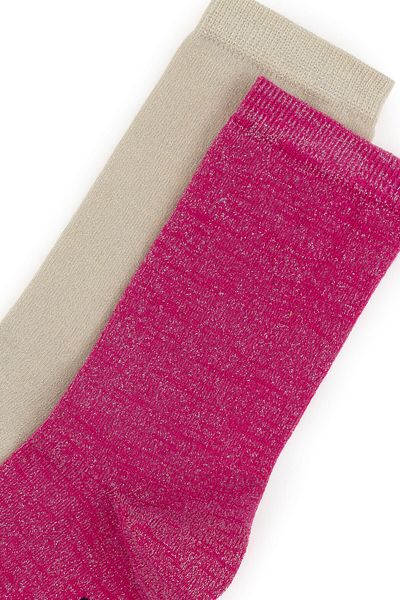 U.S. Polo Assn. Women's Silvery 2-Piece Socks 50298994 -Vr023