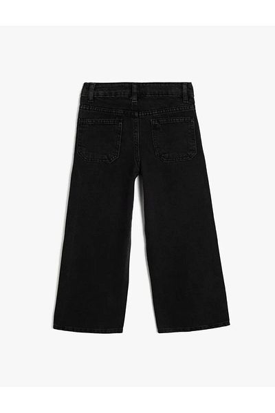 Koton Jeans Wide Leg Pocket Cotton - Wide Leg Jean