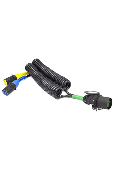ALSA Tır Dorse Elektrik Kablosu 7'li X 2 (3'LÜ) (ADAPTÖR) (12 KABLOLU) (4.5 MT)