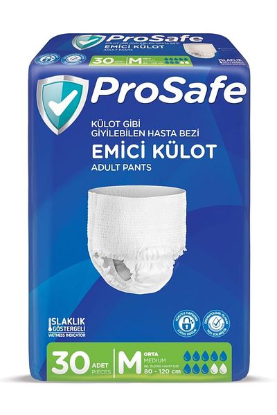 PROSAFE 360 Pieces Absorbent Panty Diapers (12Pk*30) Medium-Medium
