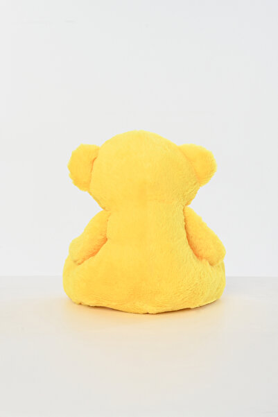 Pufu Toys Renkli Göbekli Kurdelalı Peluş Ayıcık Uyku Arkadaşı 40 cm