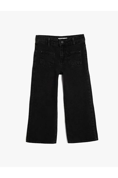 Koton Jeans Wide Leg Pocket Cotton - Wide Leg Jean