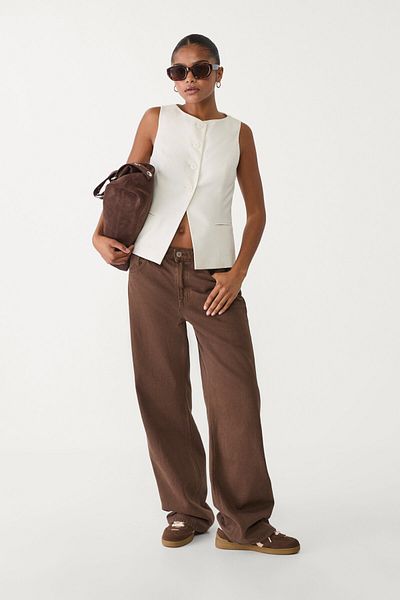 Stradivarius Regular buttoned waistcoat
