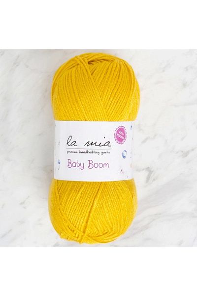 By Ogalo La Mia Baby Boom Κίτρινη Χειροκίνητη Κλωστή - 1321 - 34128