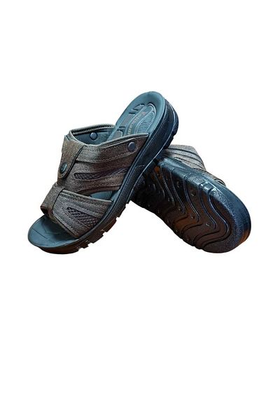 abinstore Men's Brown Slippers Sandals Soft Orthopedic Padded Sole Out Slippers
