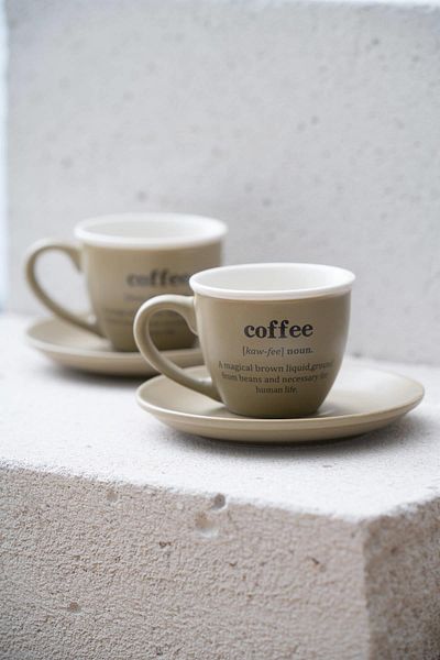 ACAR Blush 2-Person Coffee Cup Set - 90 ml