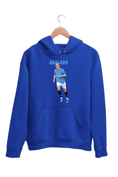 ESTİLİVO Haaland 3 Football Men's Sweatshirt Unisex Regular Oversize Hoodie