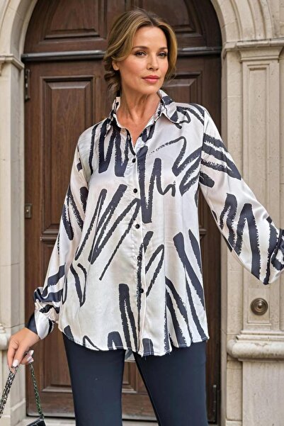 Pasaklı Giyim Жіноча туніка з довгими рукавами та воланами 3344300