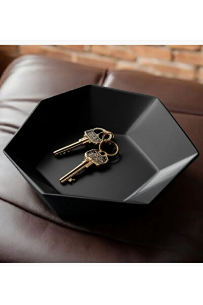 Genel Markalar Modern Yedigen Anahtar Ve Madeni Para Tepsisi, Kase