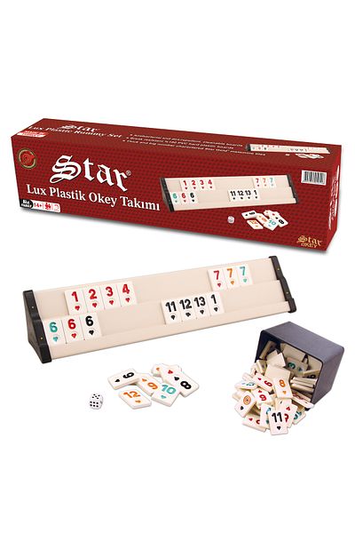 Star Okey Luxury Star Plastic Okey Set