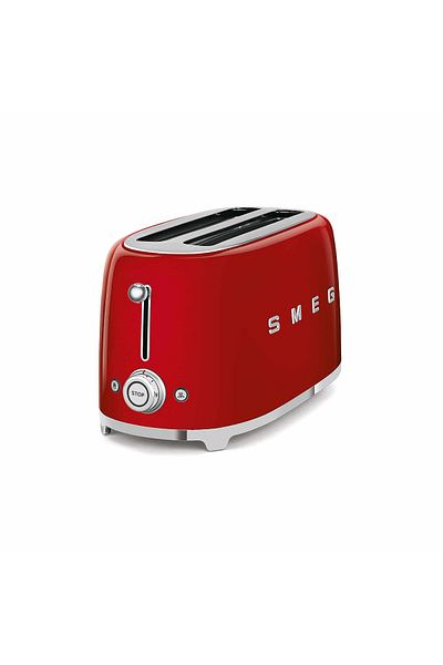 SMEG 50's Style 4-Slice Toaster, Red