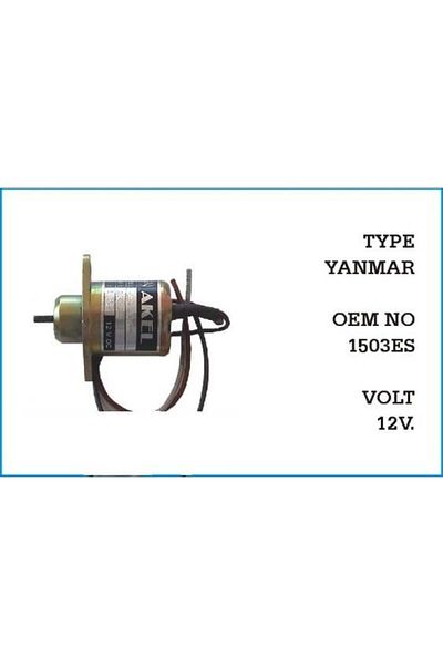 ylz 12v Stop Solenoid with Ear (Screw)