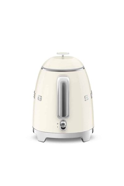 SMEG غلاية صغيرة على طراز الخمسينيات، سعة 0.8 لتر، لون كريمي