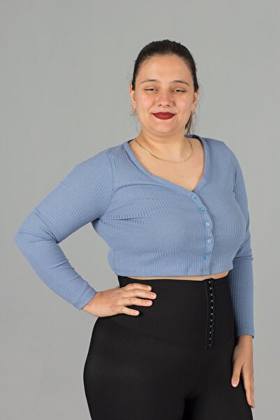 Truva XXL Μπλούζα με κορδόνια μεγάλου μεγέθους