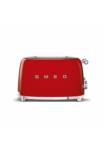 SMEG 50's Style 4-Slot Toaster, Red