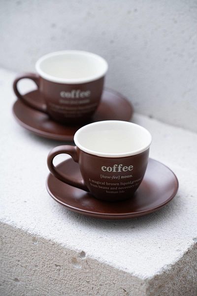ACAR Blush 2-Person Coffee Cup Set - 90 ml