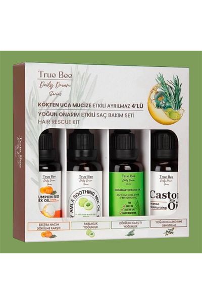 True Bee Powerful 4-Piece Miraculous Hair Care Set