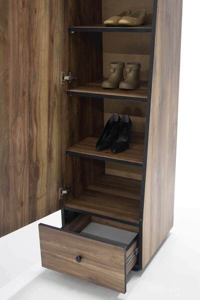 Eymense Ekol Dekoratif Ayna Ceviz