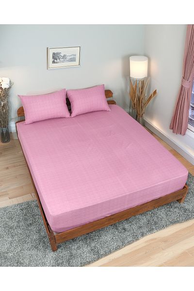 Moniva Home طقم شرشف قطن مزدوج مقاس 180x200 سم