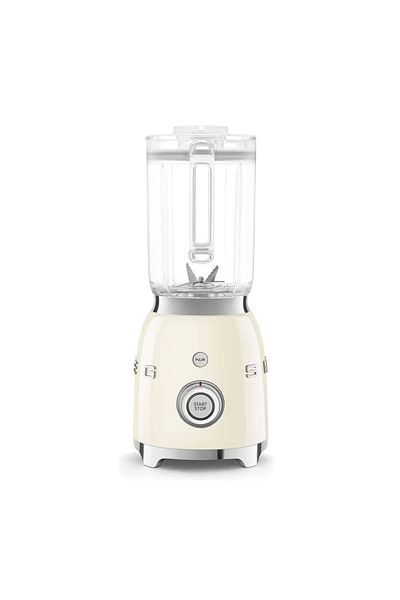 SMEG 50’s Retro Style Aesthetic Blender (800 W Motor,3 Functions, 4 Speeds), Cream