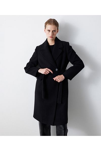 İpekyol Belted Stamp Coat