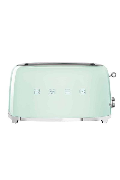 SMEG 50's Retro Style 4-Slice Toaster, Pastel Green