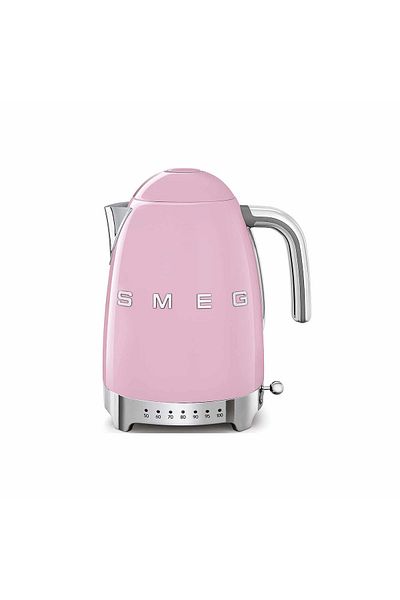 SMEG 50's Style VT Kettle 1.7 Ltrs with Keep Warm Option, Pink