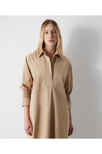 İpekyol shirt collar dress