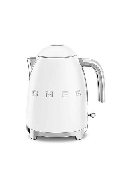 SMEG 50's Style Electric Kettle, White Matte