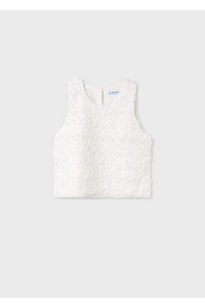 MAYORAL White 10-14 Years Old Children's Blouse Stylish and Modern