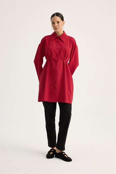 ZÜLAYS Red Tunic Shirt