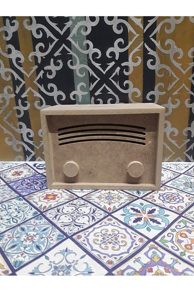 Altınyapı Hobi Market Radio Piggy Bank Raw Mdf Unpainted