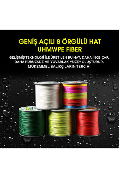 Mercan Platinum X4 500m Multicolour Pe Braid - Fish Tape