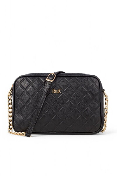 Bilik Deri Siyah-Rölax Kadın Çapraz Askılı Çanta BLM 3844