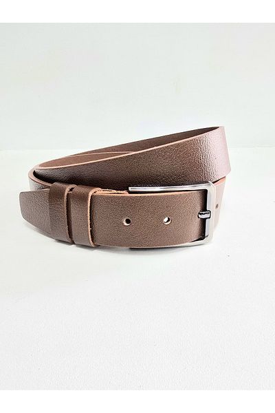Kemerix Ζώνη Tan 100% Γνήσιο Δέρμα 3,5 cm