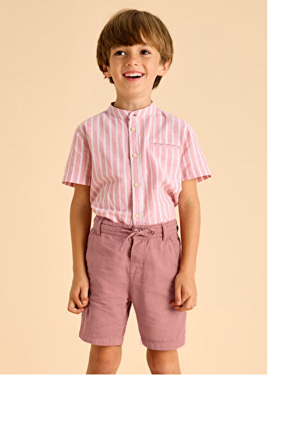 MAYORAL Boy's Linen Shorts 4-8 Years Old Yavruağzı