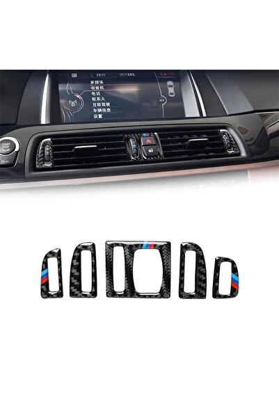 Maraz BMW 5 Serisi F10 2011-2017 için 5 ADET Karbon Fiber Hava Çıkışı