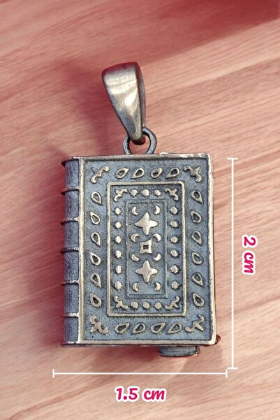 Moda Gümüş 925 Ayar Gümüş Cevşen Muska Kabı Kolye