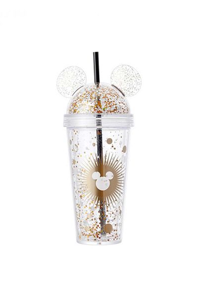 Miniso Cup with a bottle - 420 ml - Mickey Mouse